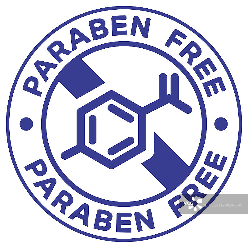 不含对羟基苯甲酸酯标志图片素材