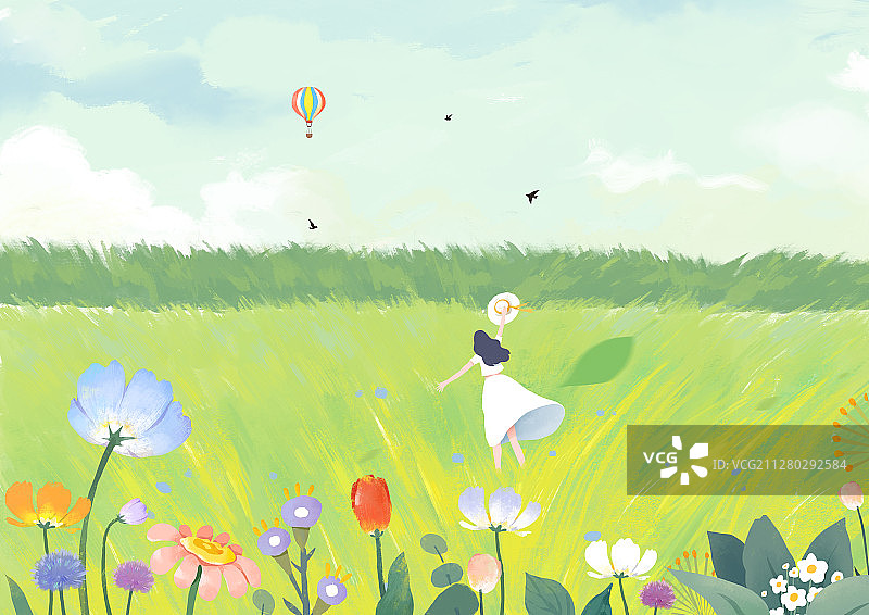 夏日的假期图片素材