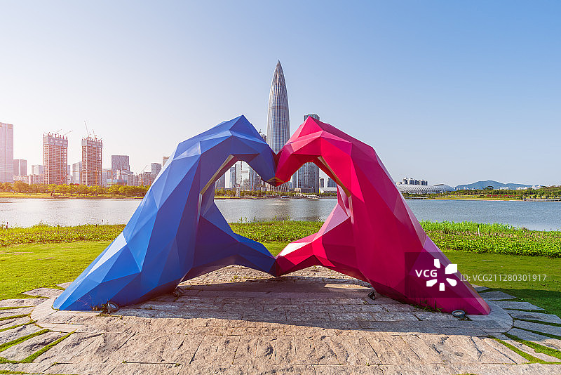 深圳人才公园天际线图片素材