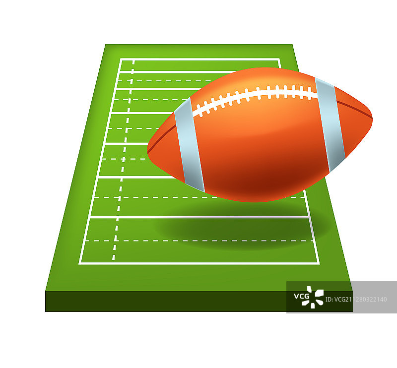 橄榄球美式足球比赛独立图标图片素材