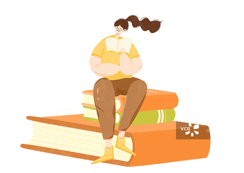 学生读书场景图片素材