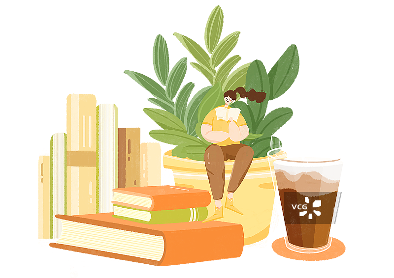 学生读书场景图片素材