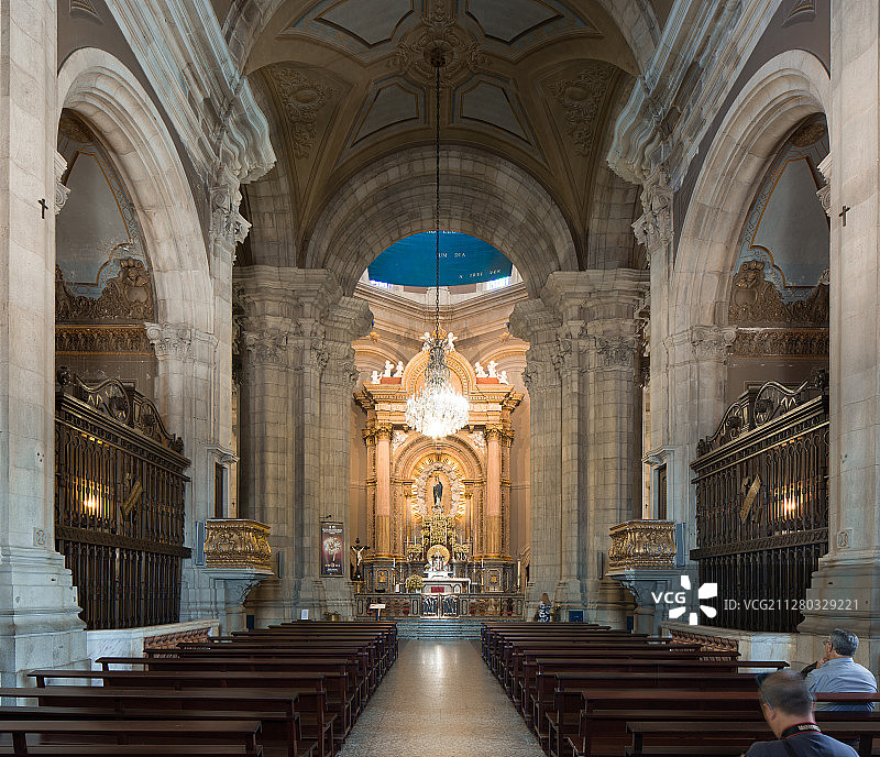 欧洲教堂内景图片素材