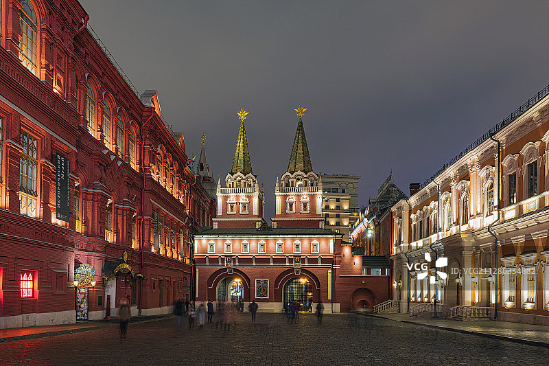 莫斯科红场耶稣复活门图片素材
