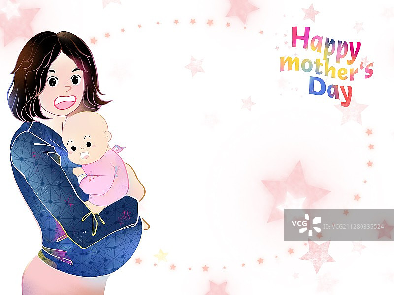 母婴 母亲节主题 早教 海报背景壁纸图片素材