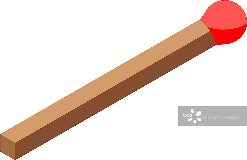 火柴图标2.5D风格图片素材