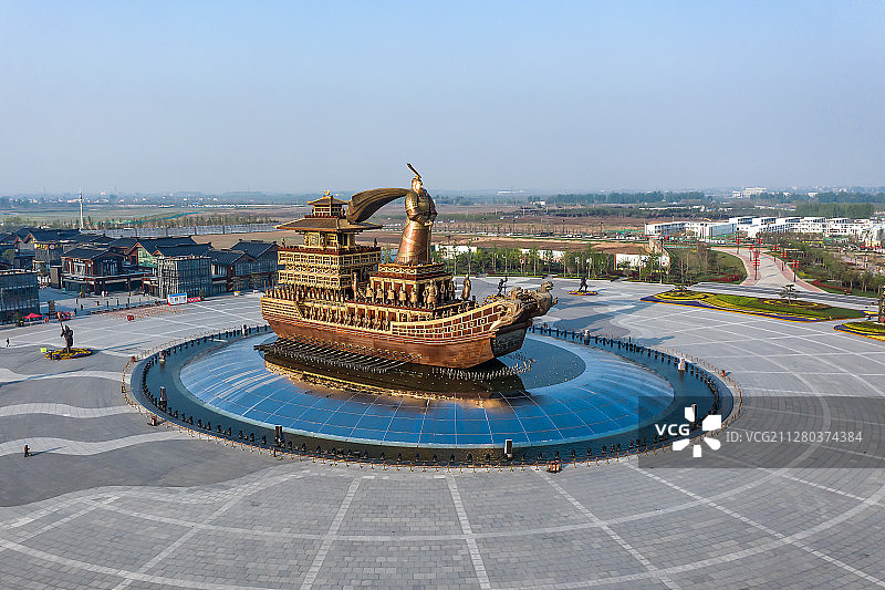 西安昆明池图片素材