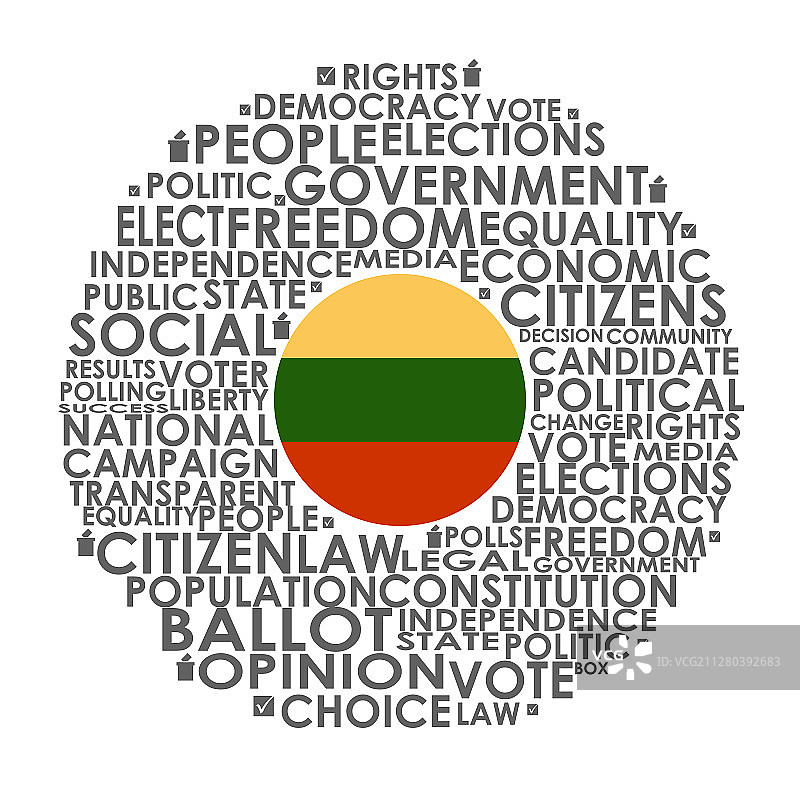 选举相关标签云图片素材
