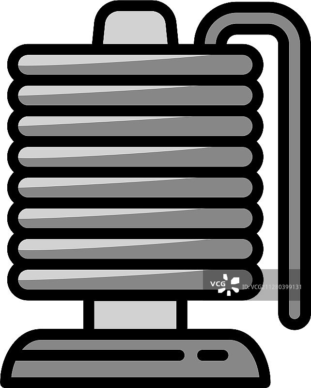 磁线圈图标轮廓样式图片素材