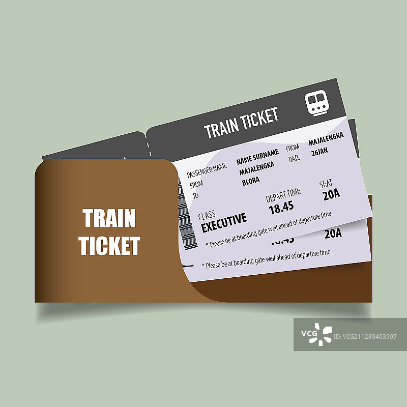 创意现代航空公司旅行登机牌图片素材