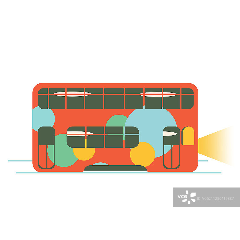双层巴士图片素材