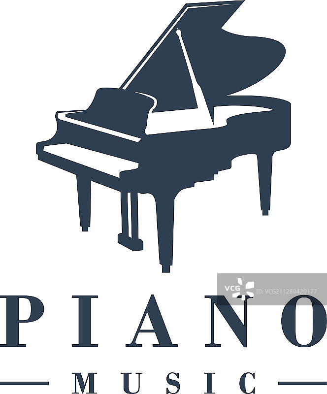 钢琴乐器logo图片素材