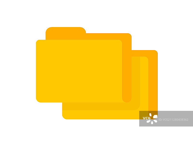 成堆的文件资料夹图标或目录符号图片素材