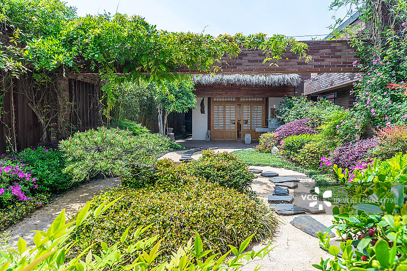 日式庭院图片素材