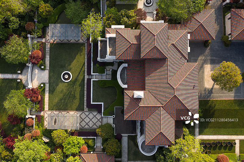 别墅园林图片素材