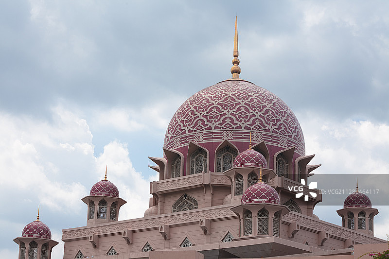 马拉西亚粉红色清真寺图片素材