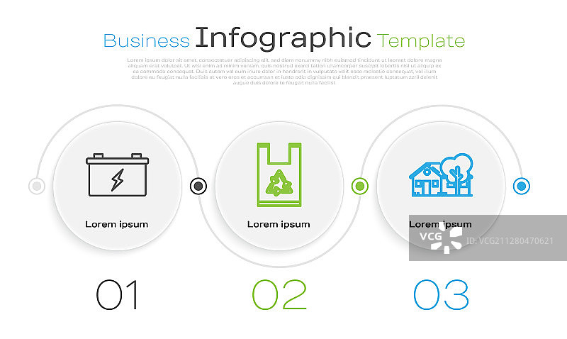 汽车电瓶回收塑料袋线条图标图片素材