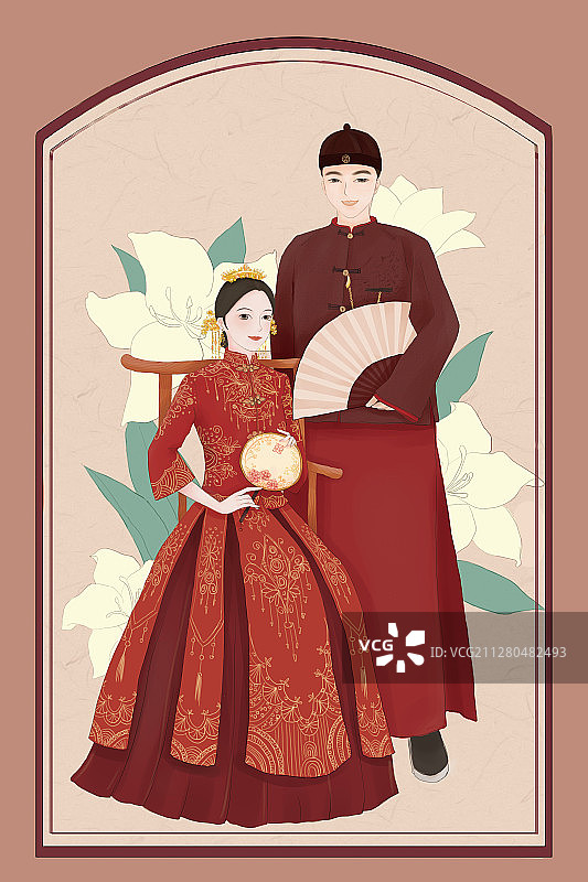 复古婚礼图片素材