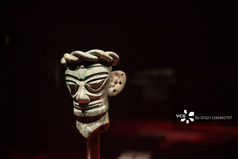 四川广汉三星堆博物馆影集图片素材