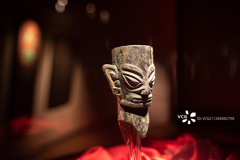 四川广汉三星堆博物馆影集图片素材