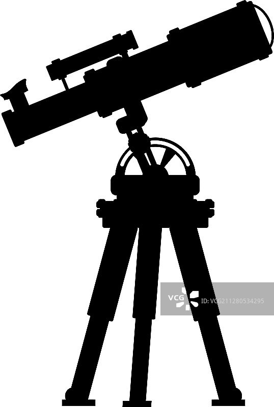 望远镜轮廓图片素材