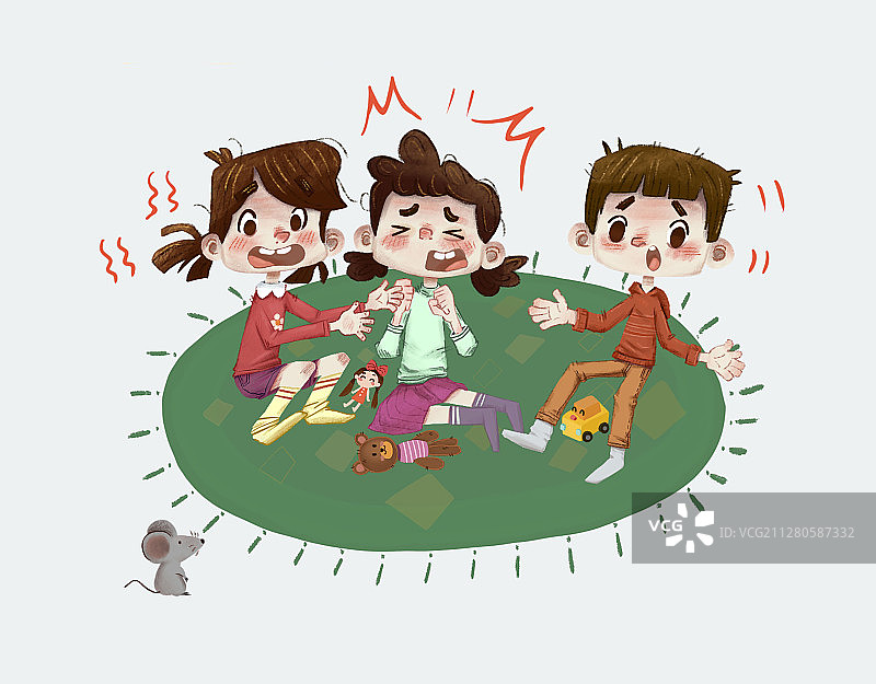 小场景插画图片素材