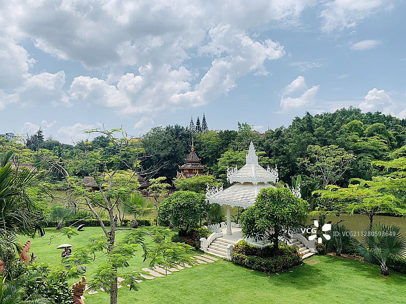 西双版纳曼听公园图片素材