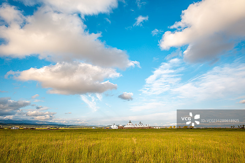 呼和浩特的夏天风光图片素材