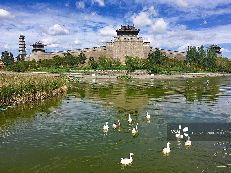 大同城墙图片素材
