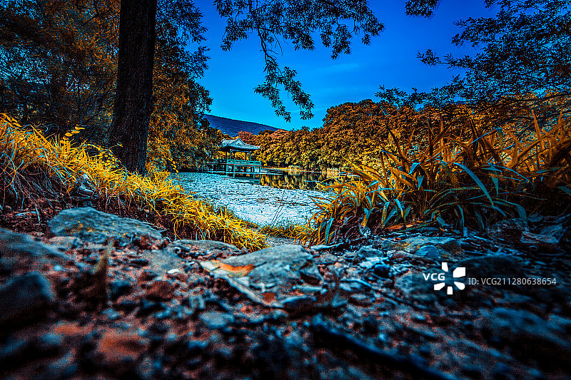 水榭（流微榭）+南京图片素材