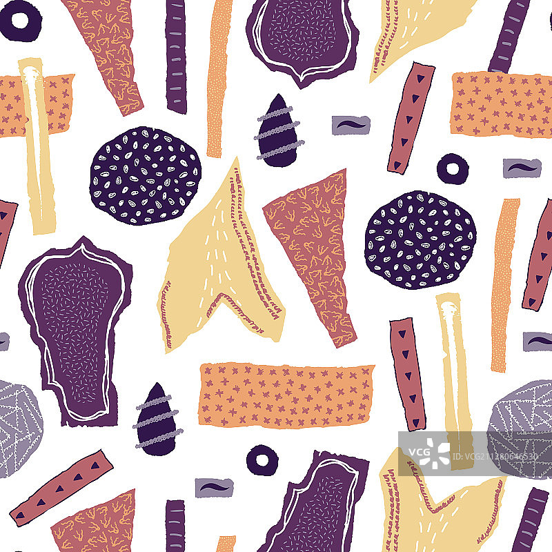 无缝纸撕裂纹理图案图片素材