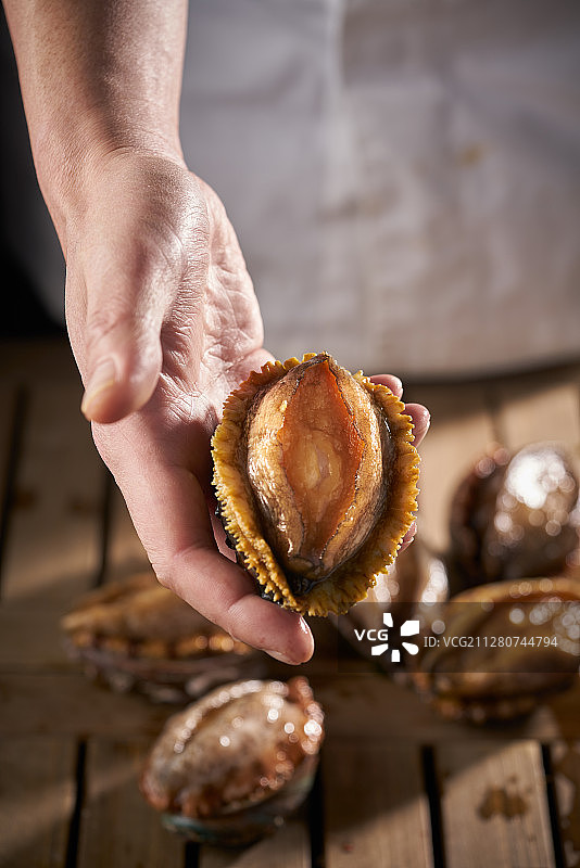 中华食材鲍鱼图片素材