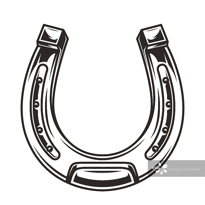 钢制马蹄铁概念图片素材
