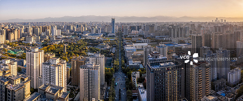 中国陕西西安小雁塔图片素材