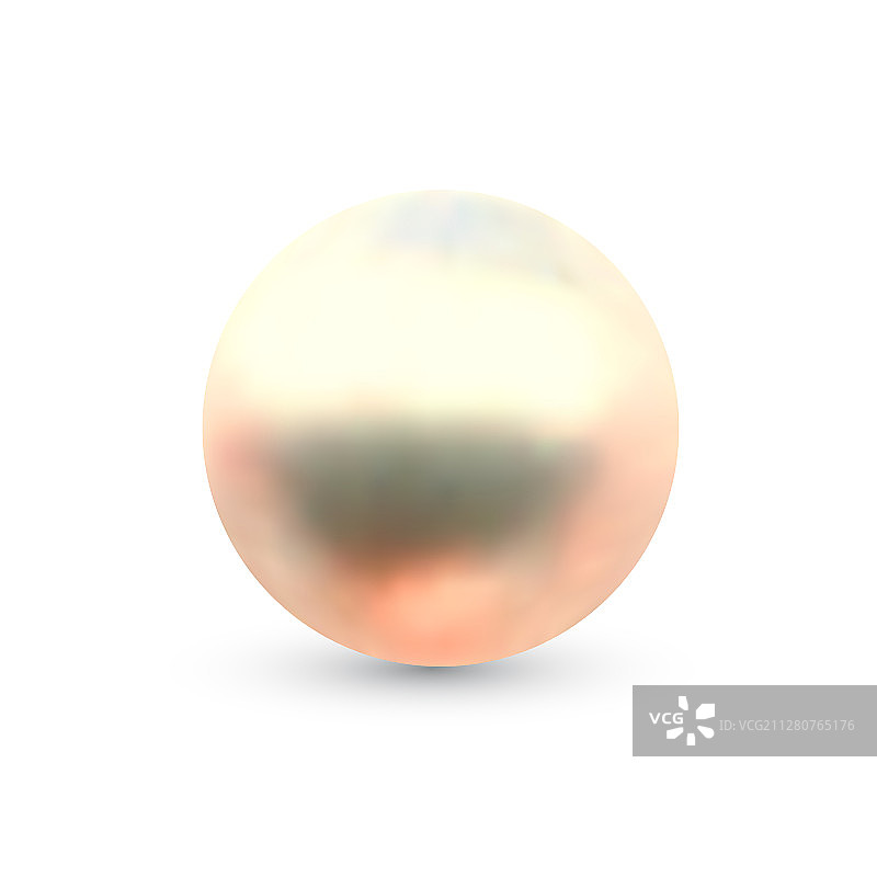 单个闪亮白色鹅卵石图片素材