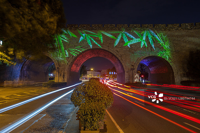 南京明城墙风光图片素材