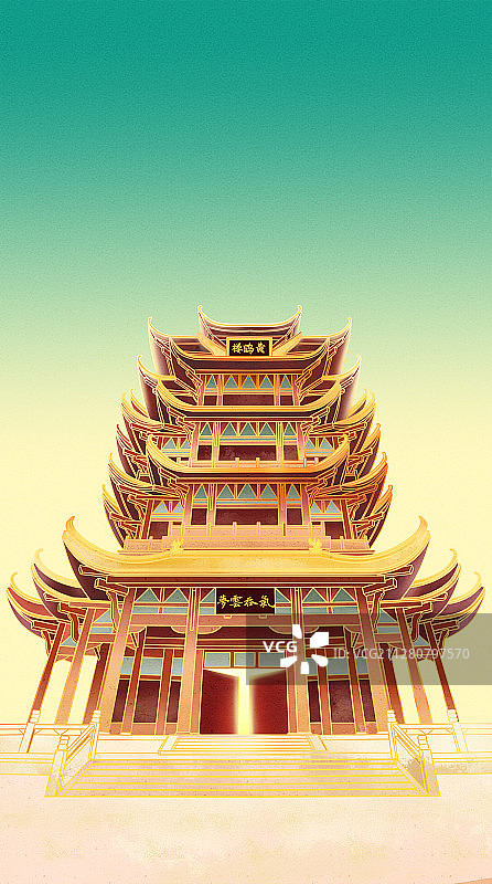 武汉黄鹤楼图片素材