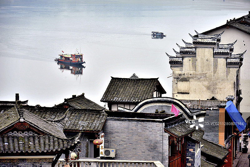 静谧古城图片素材