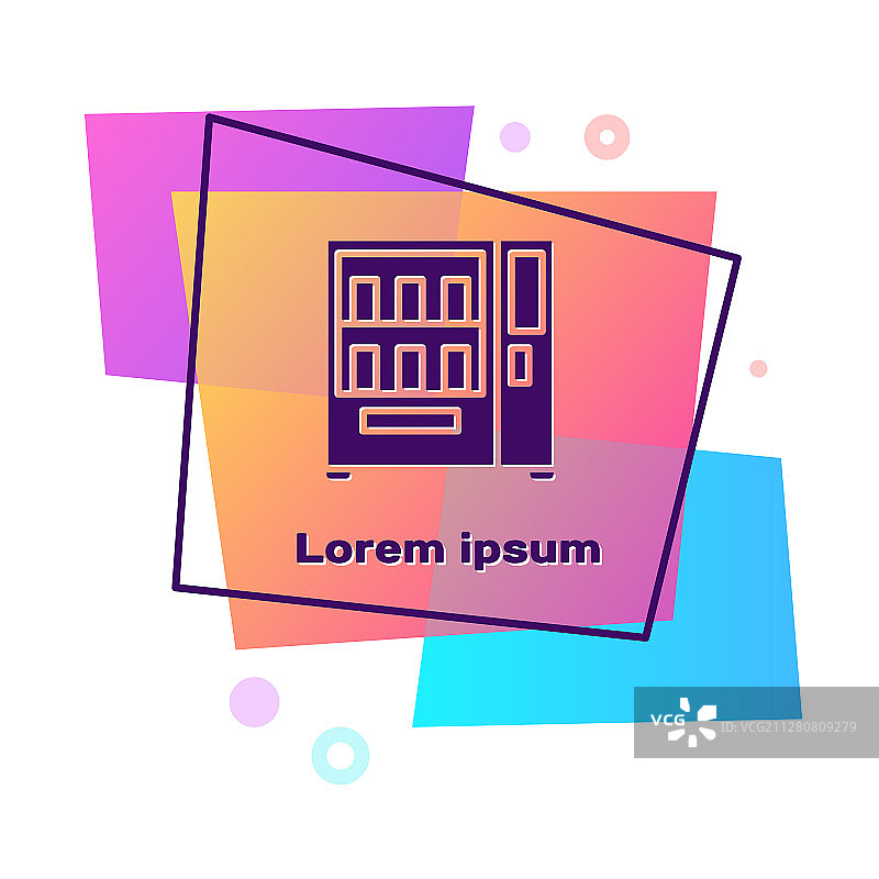 紫色自动售货机食品饮料图片素材