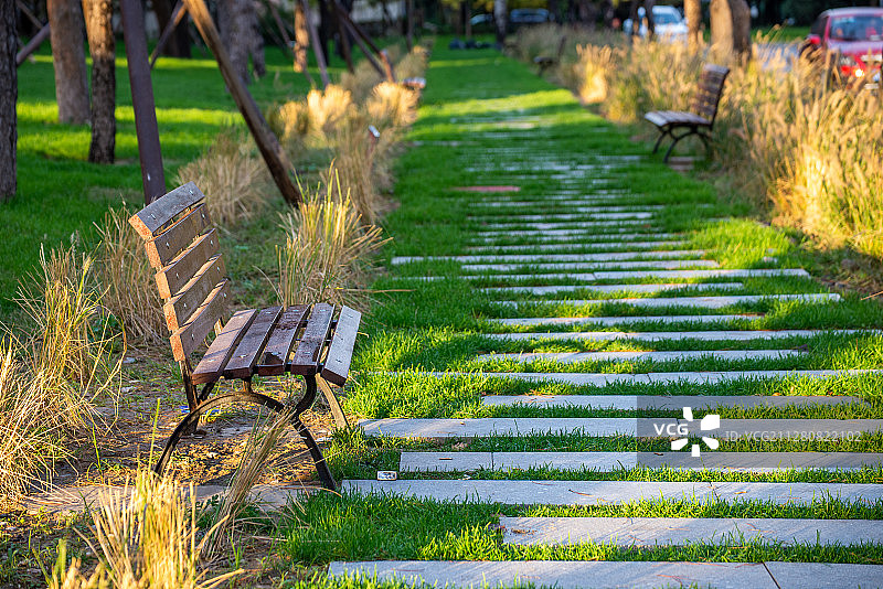长椅子图片素材