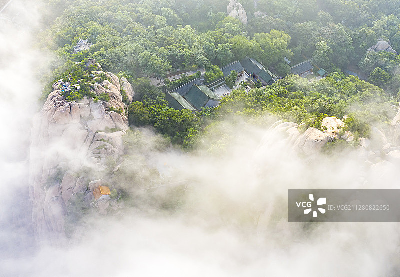 五莲山光明寺图片素材