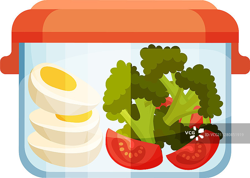 储存在密封容器中的各种食物图片素材