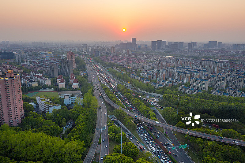 城市高架桥图片素材