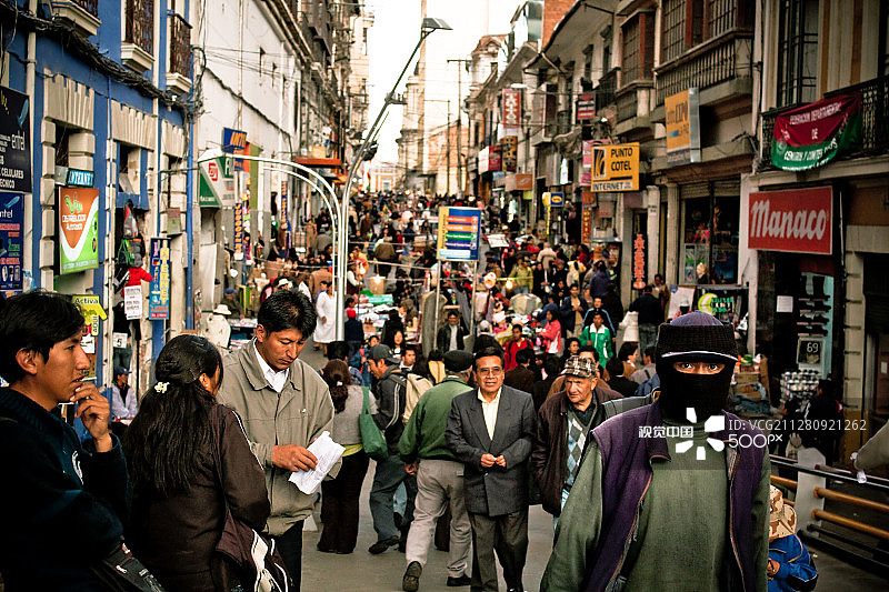 在拉巴斯的人们图片素材