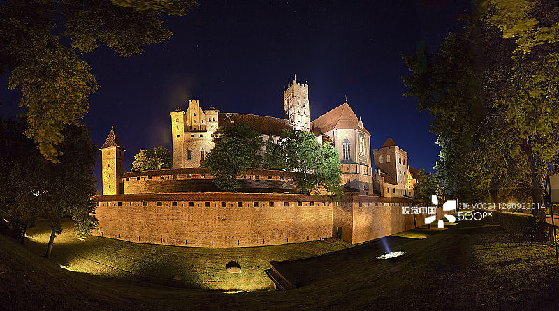 马尔堡城堡图片素材