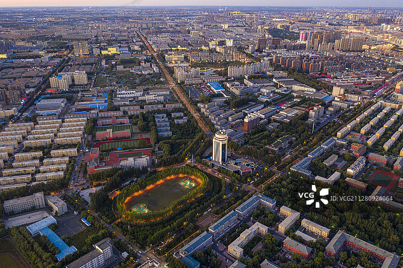 航拍长春中国第一汽车制造厂图片素材