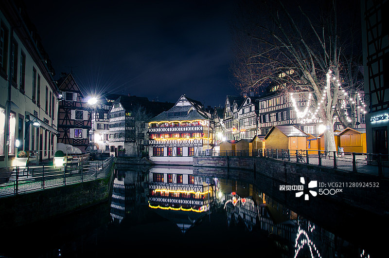 斯特拉斯堡小法兰西区图片素材