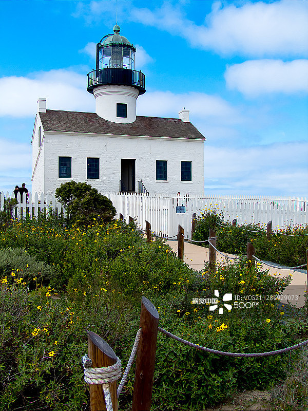 维多利亚的洛马岬灯塔图片素材