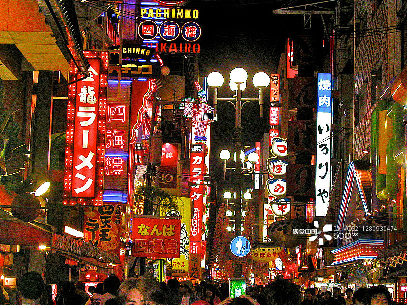 大阪道顿堀图片素材