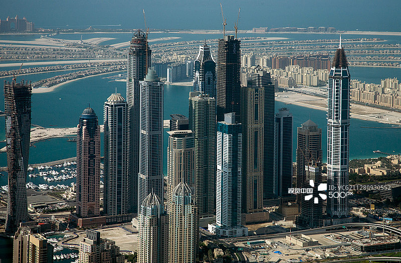 迪拜码头最高的街区图片素材